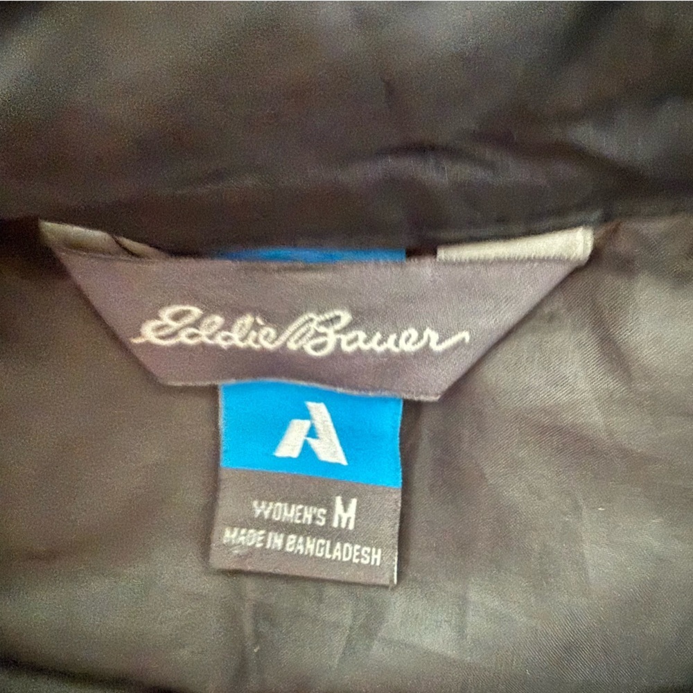 Eddie Bauer Down Puffer Vest in Black Women’s Size Medium - Picture 8 of 11